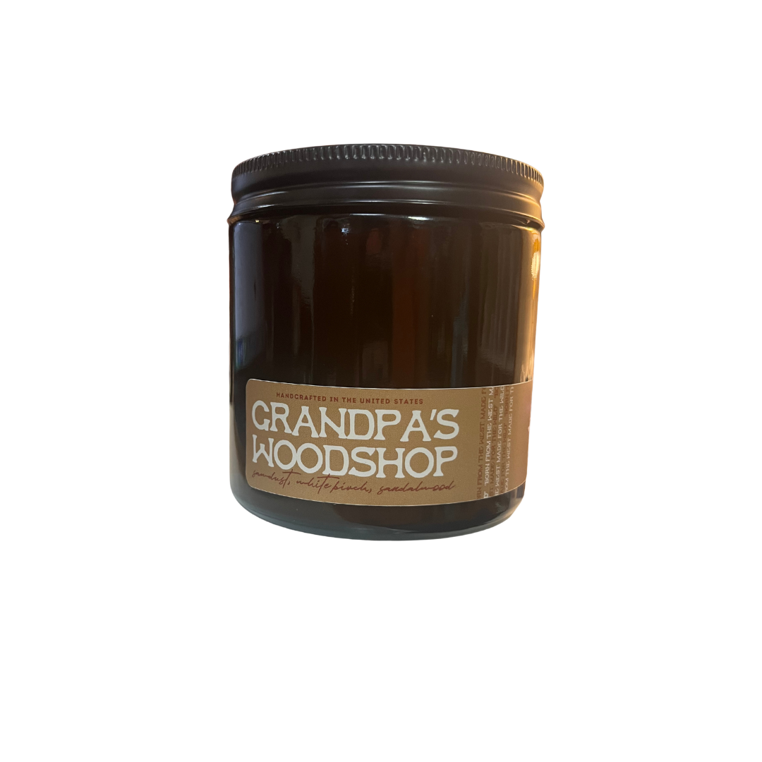 Grandpa's Woodshop Candle