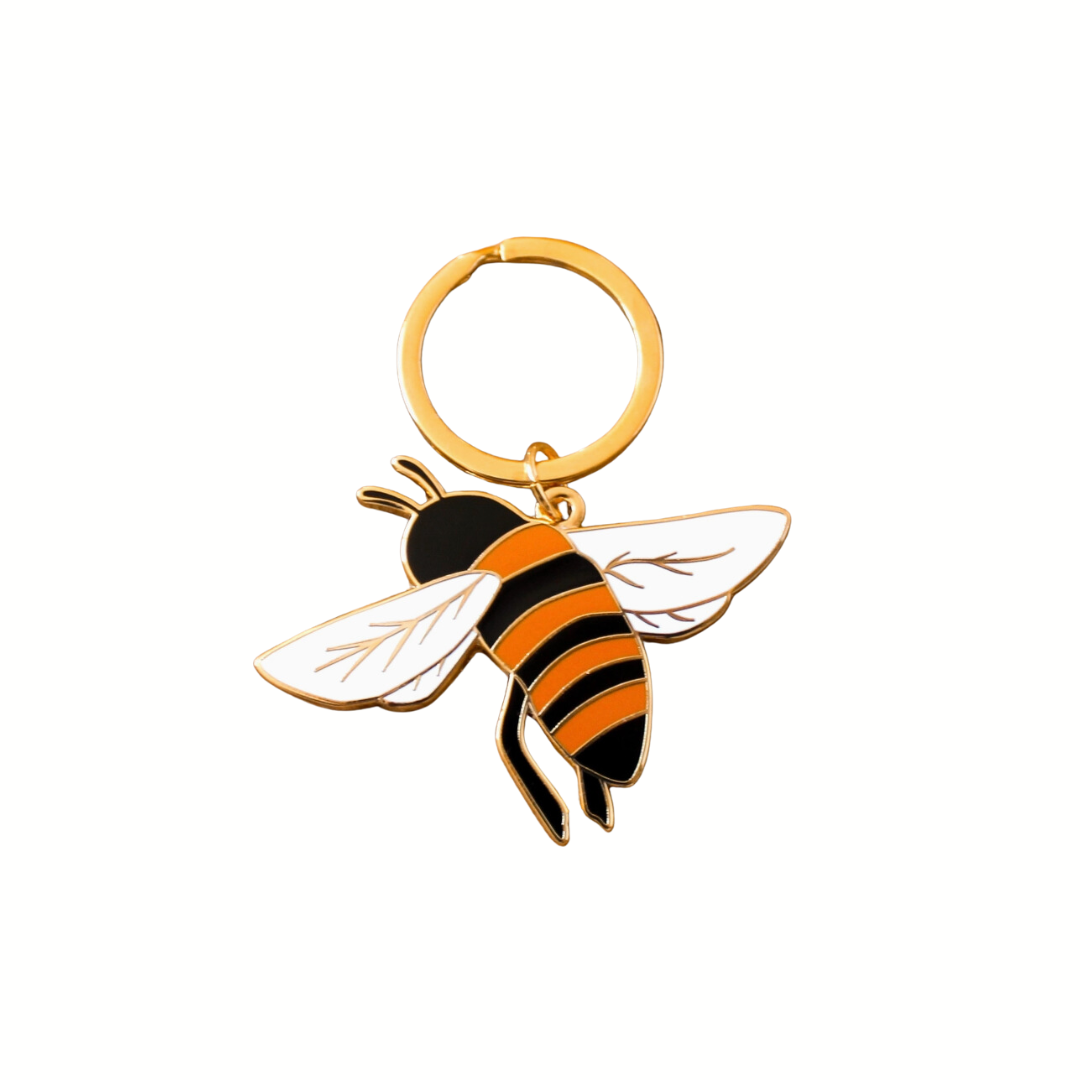 Bumblebee Metal Keychain