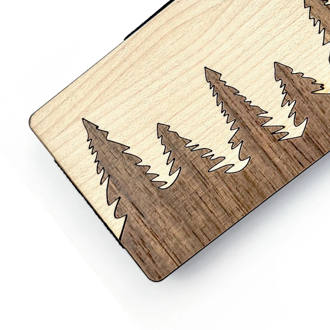 Forest Wood Wallet