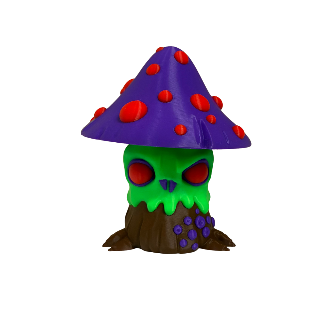 3D Evil Mushroom Fidget Clicker