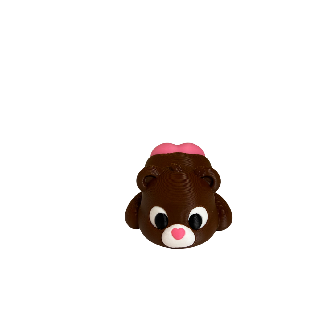 3D Bear Butt Fidget Clicker
