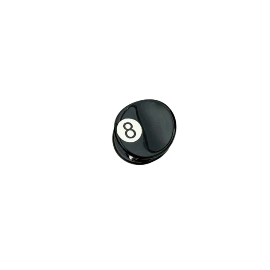 Eight Ball Mini Claw Clips