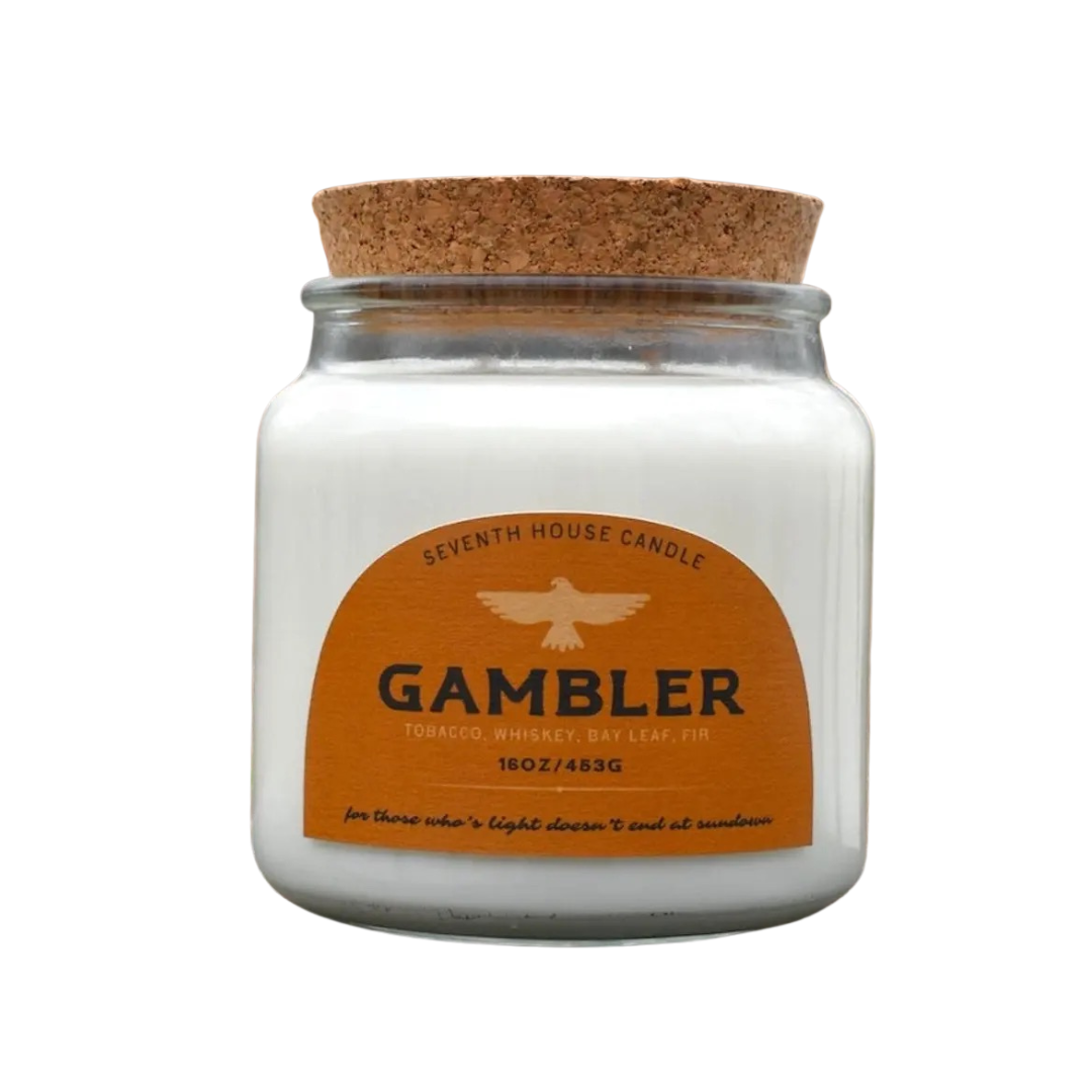 Gambler - Tobacco, Whiskey, Bay Leaf and Fir Candle