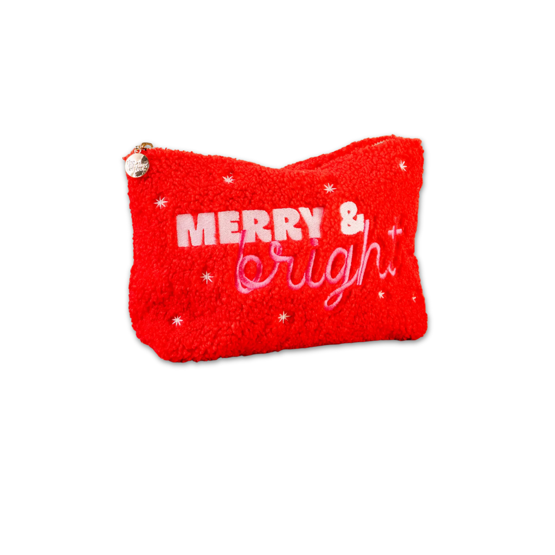 Merry & Bright Teddy Pouch