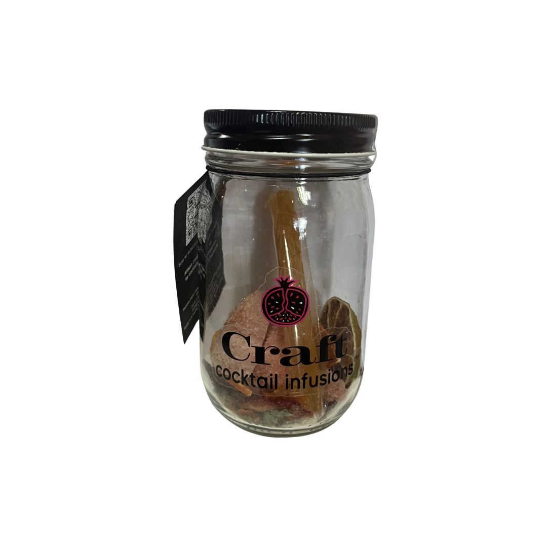 Strawberry Basil Craft Cocktail Infusion Jar