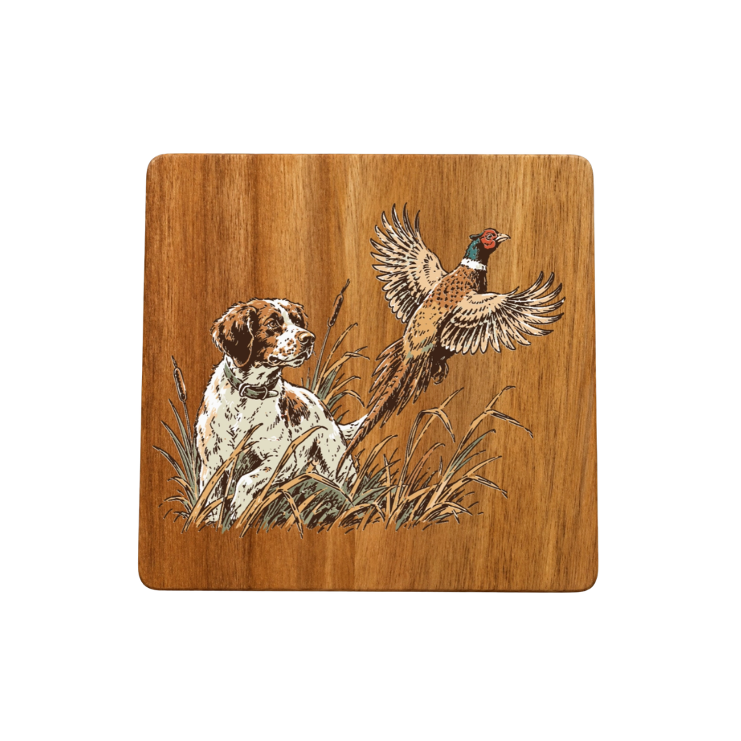 Hunting and Fishing Wooden Coasters