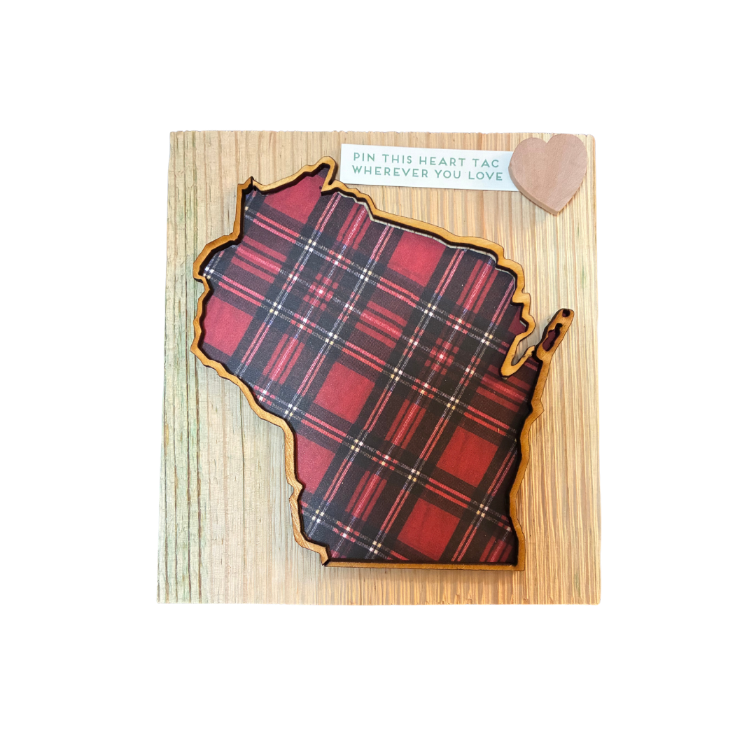 Love Where You Live Wall Art - Wisconsin