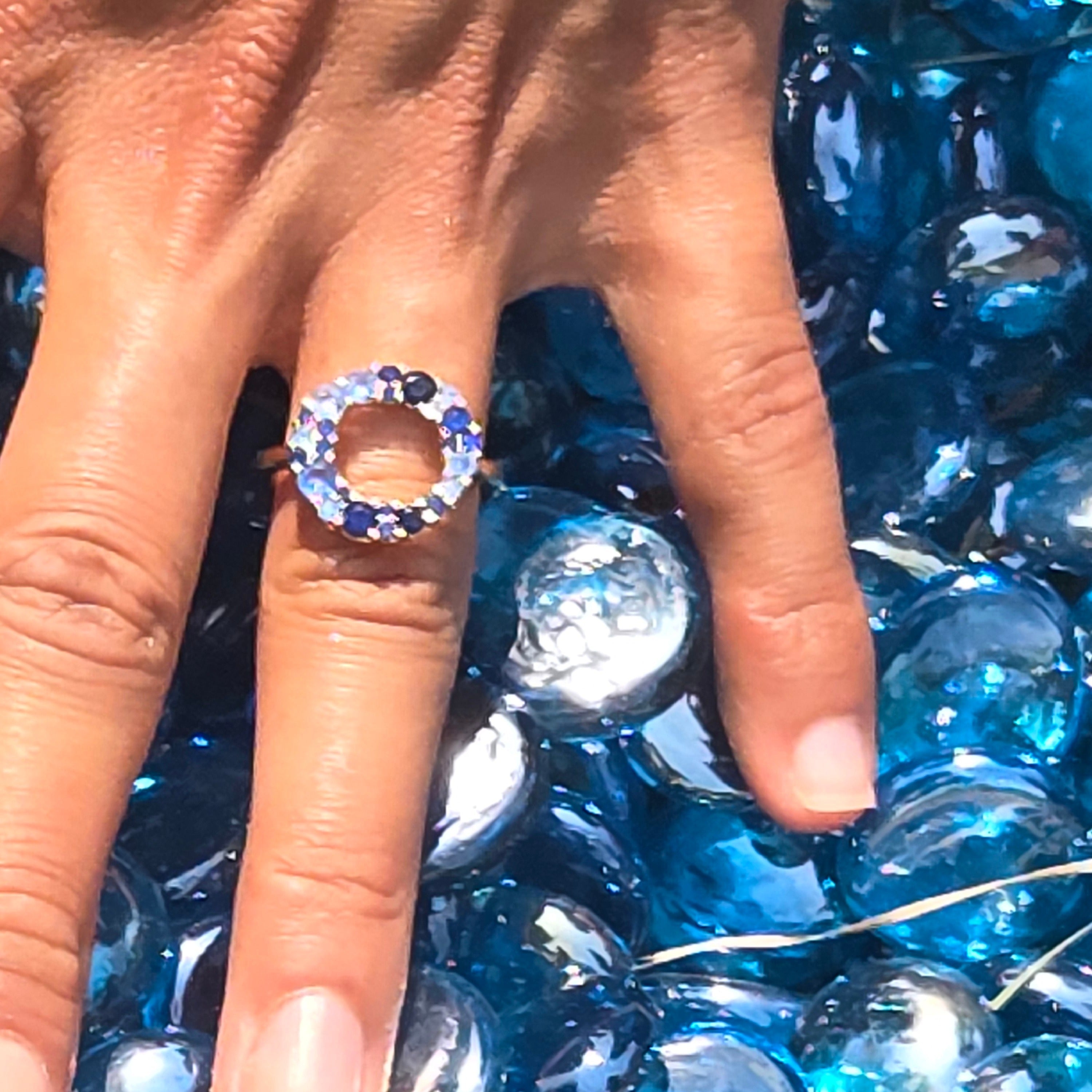 Starlette Seaside Statement Ring in Gold