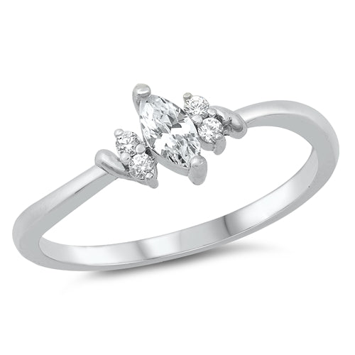 Starlette Rita Statement Ring in Silver