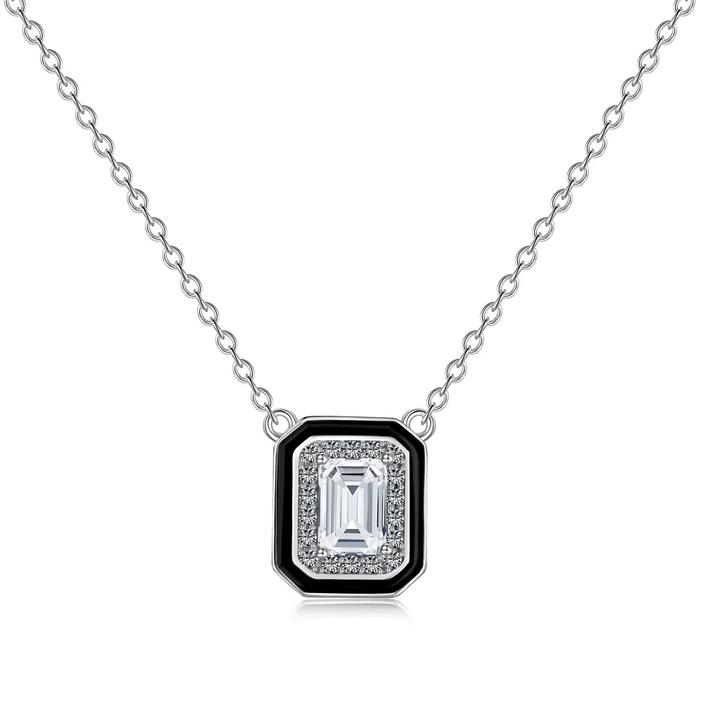 Starlette Maze Necklace in Silver