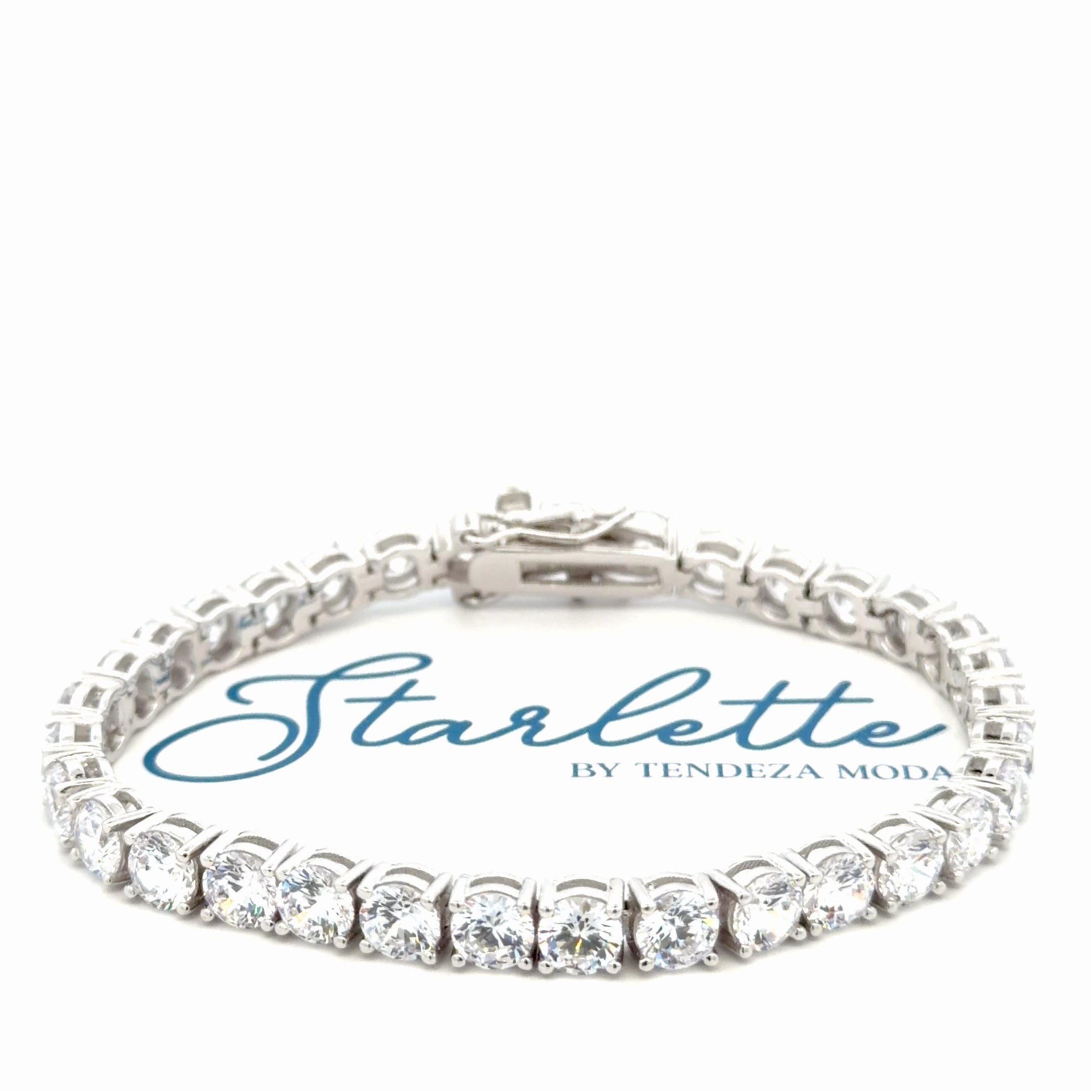 Starlette Orbital Bezel-Set Cubic Zirconia Bracelet