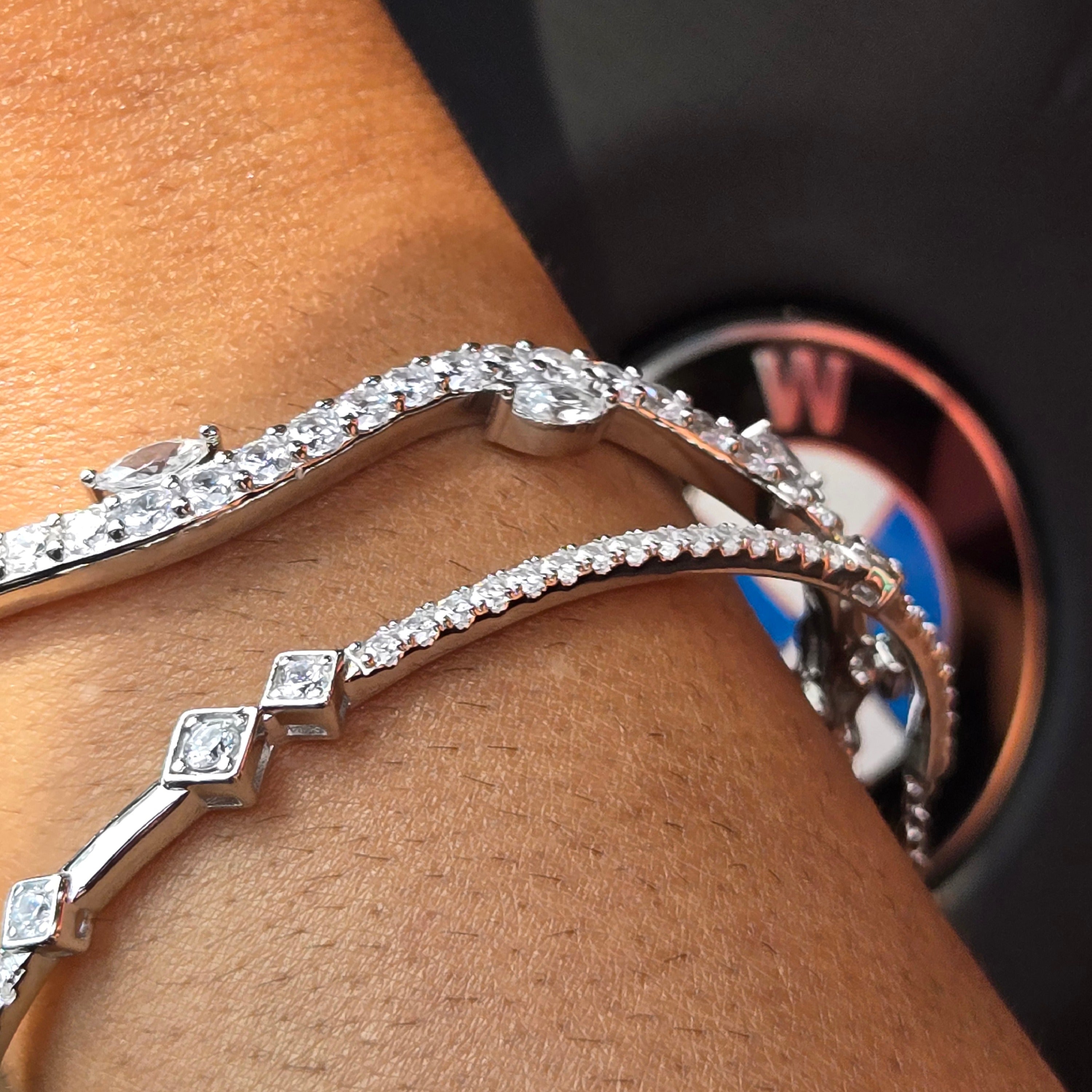 Starlette Wave Bracelet - Sterling Silver