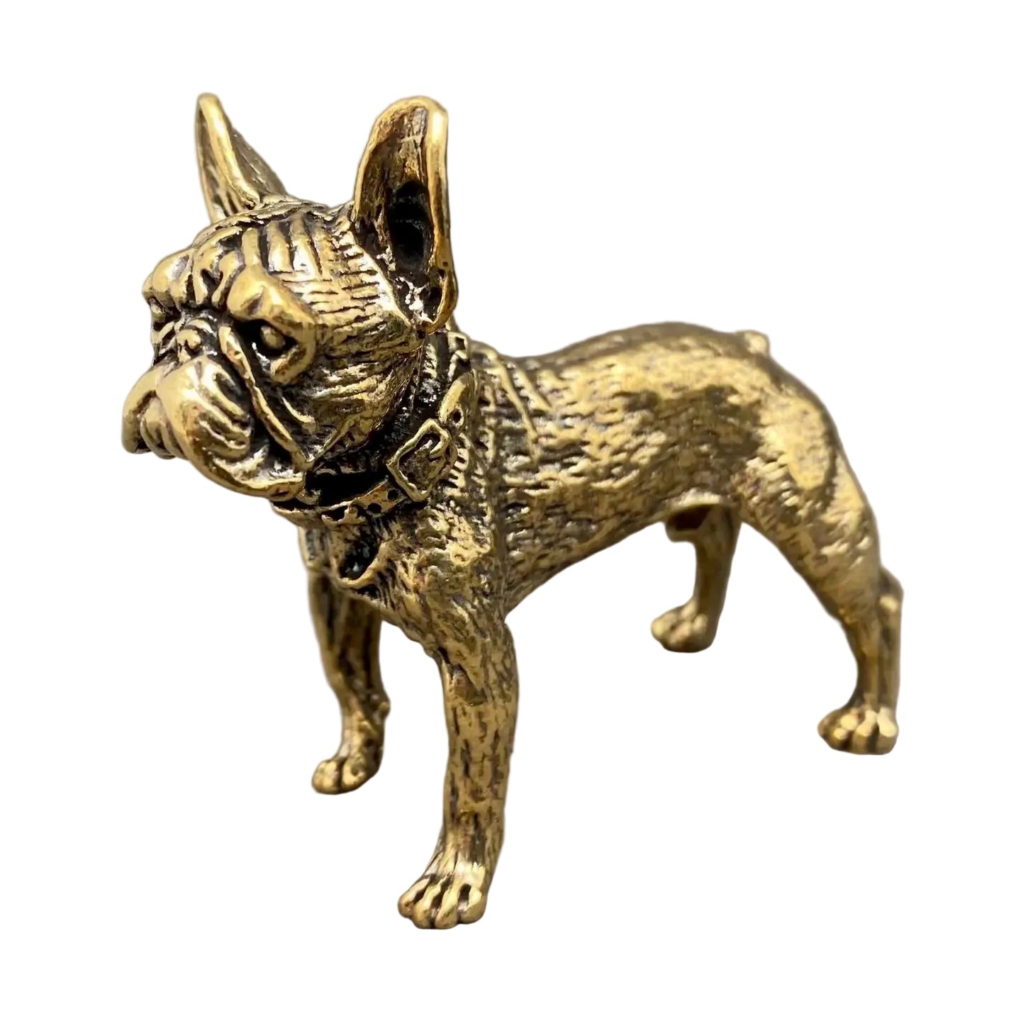 Mini French Bulldog Brass Desk Ornament