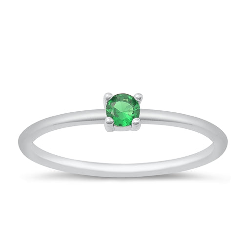 Starlette Emerald Round Stackable