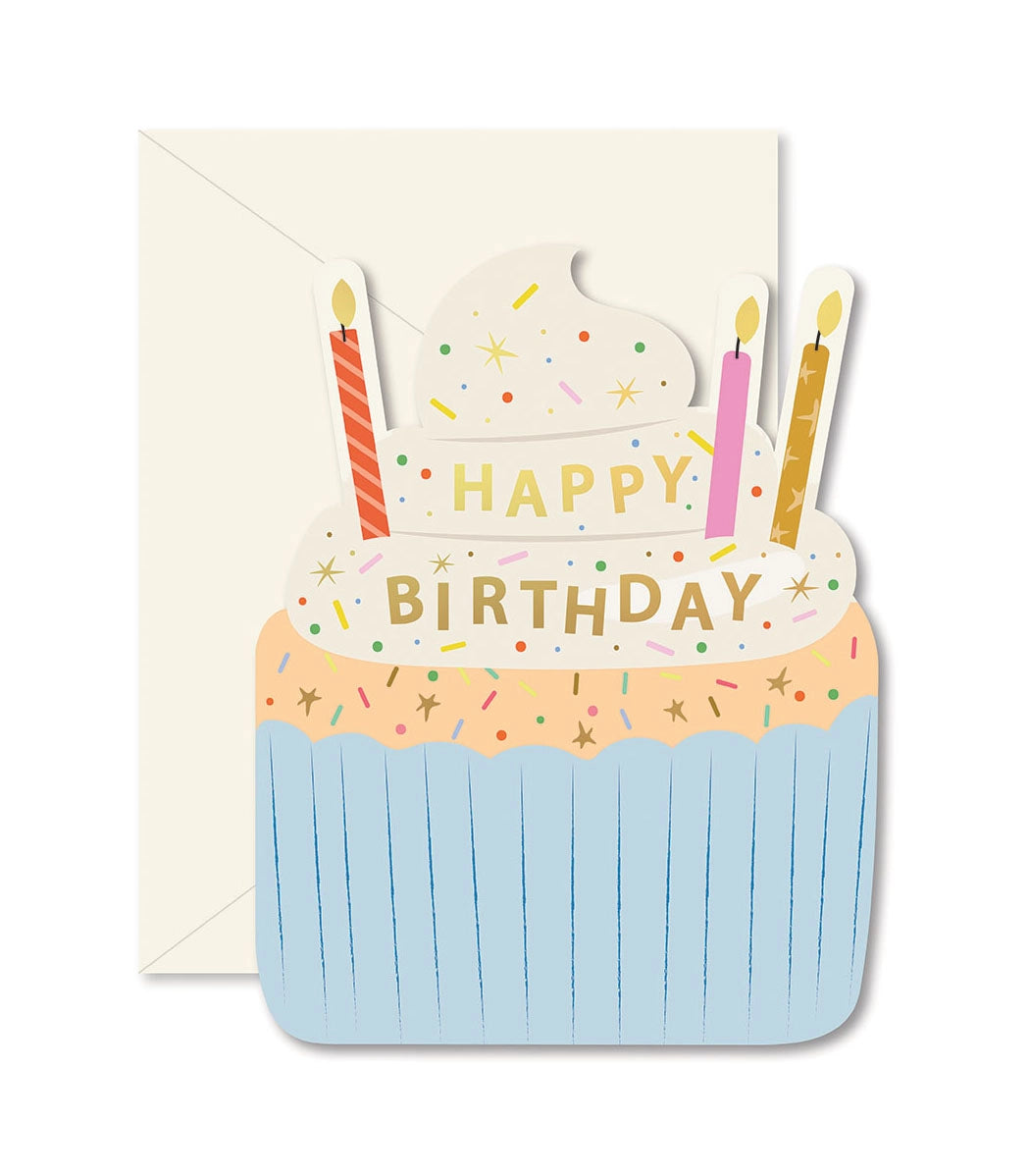 Happy Birthday Cupcake Card