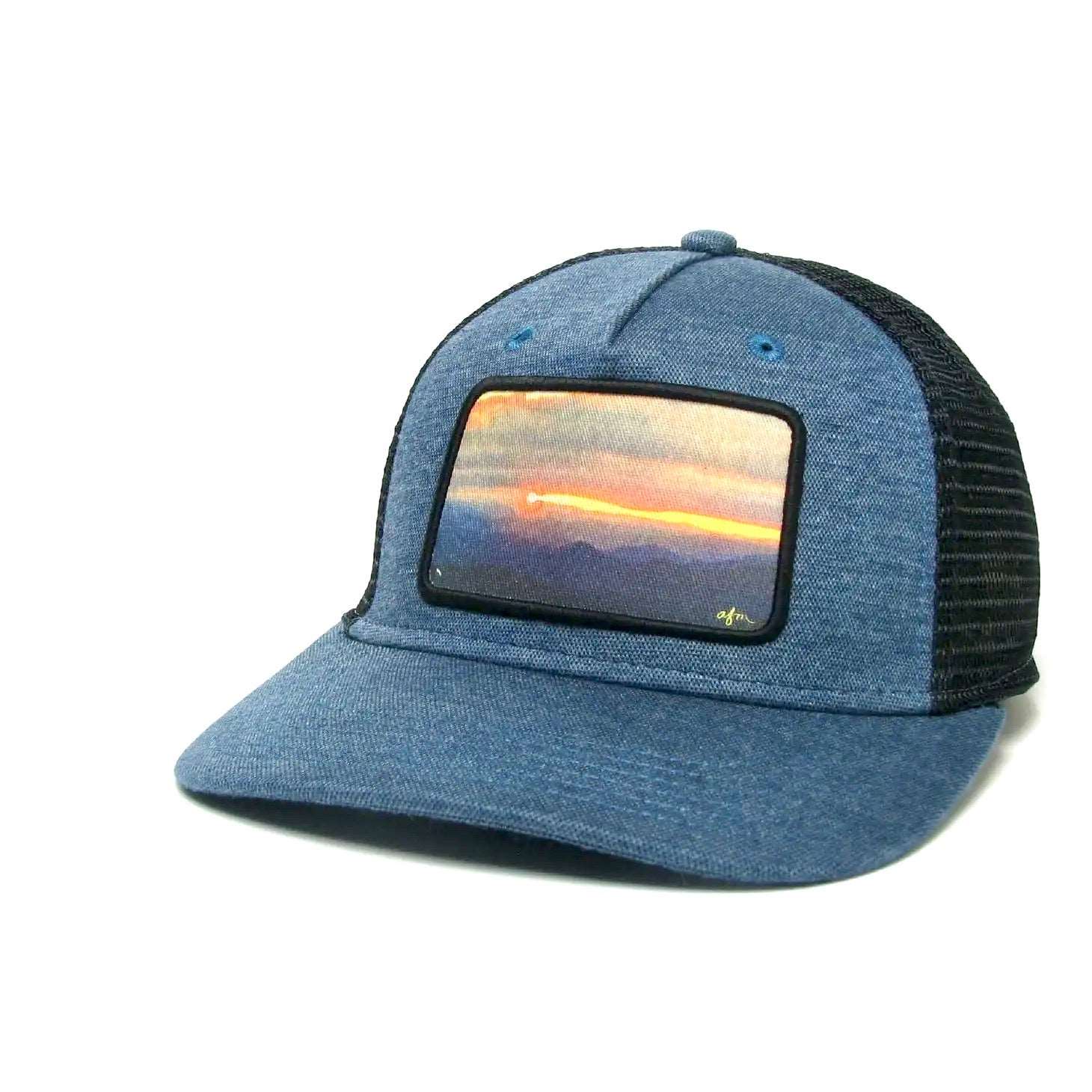 Marine Blue Sunset Hat