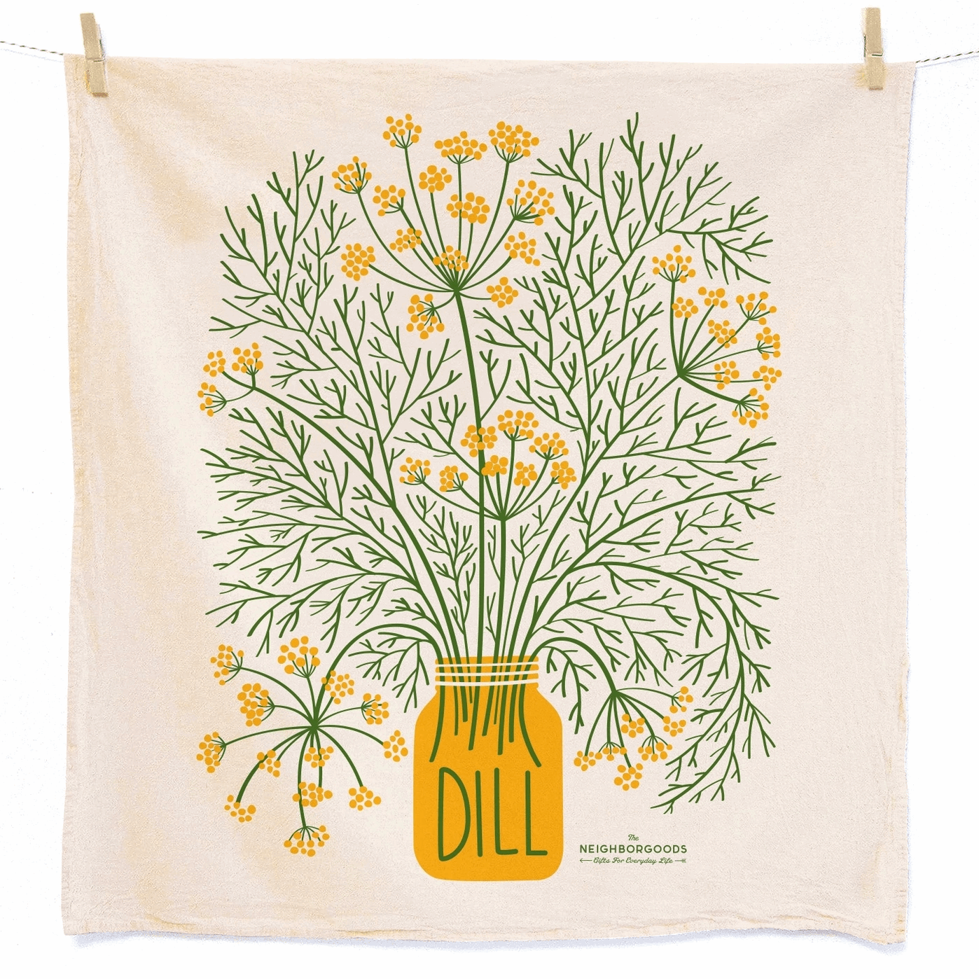 Big Dill Pickle and Dill - Tea Towel Set of 2