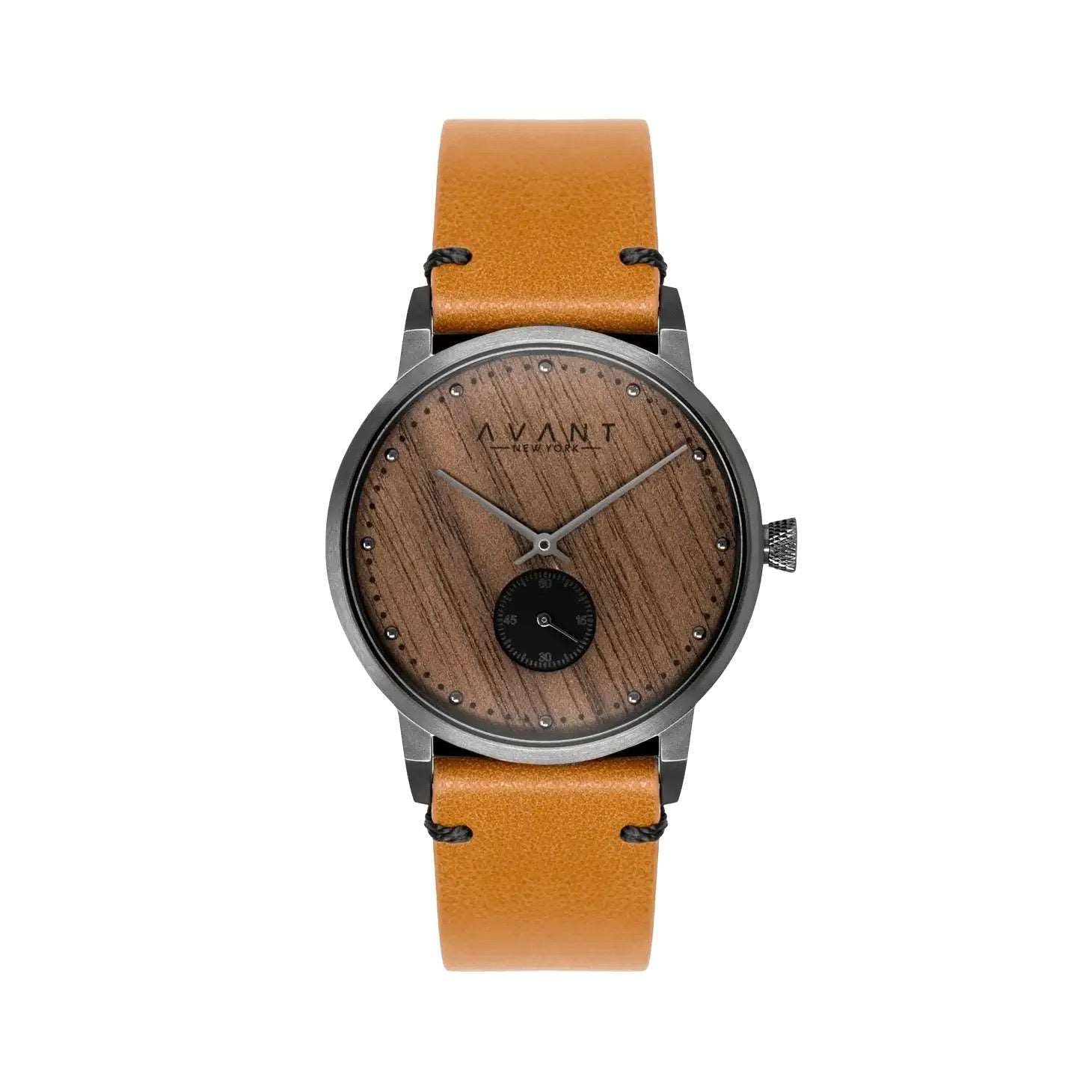 AvantWood Ardent Black and Tan Watch