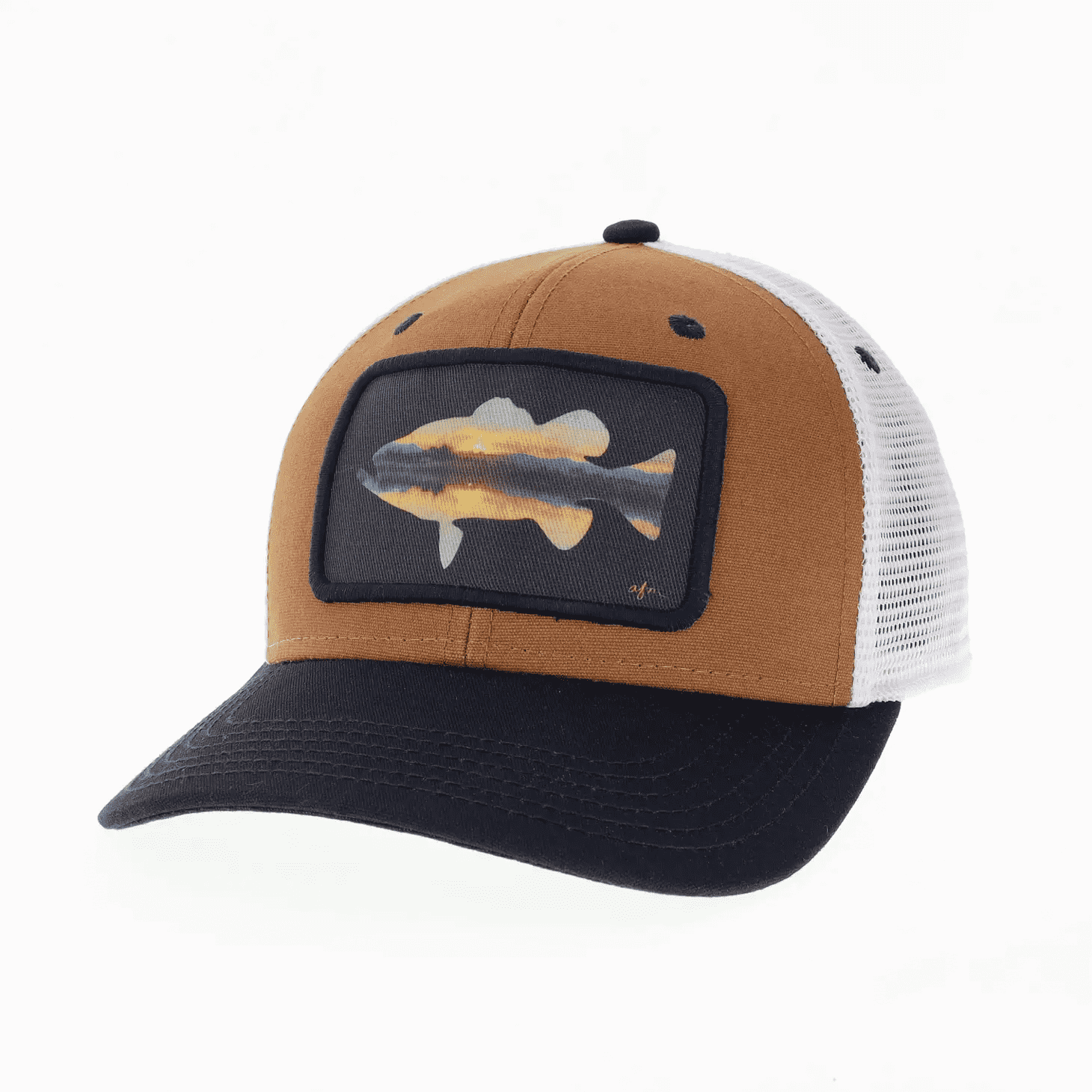 Sunset Bass Trucker Hat