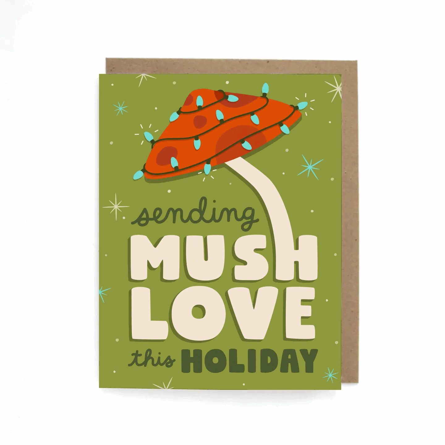 Sending Mush Love This Holiday Greeting Card Set