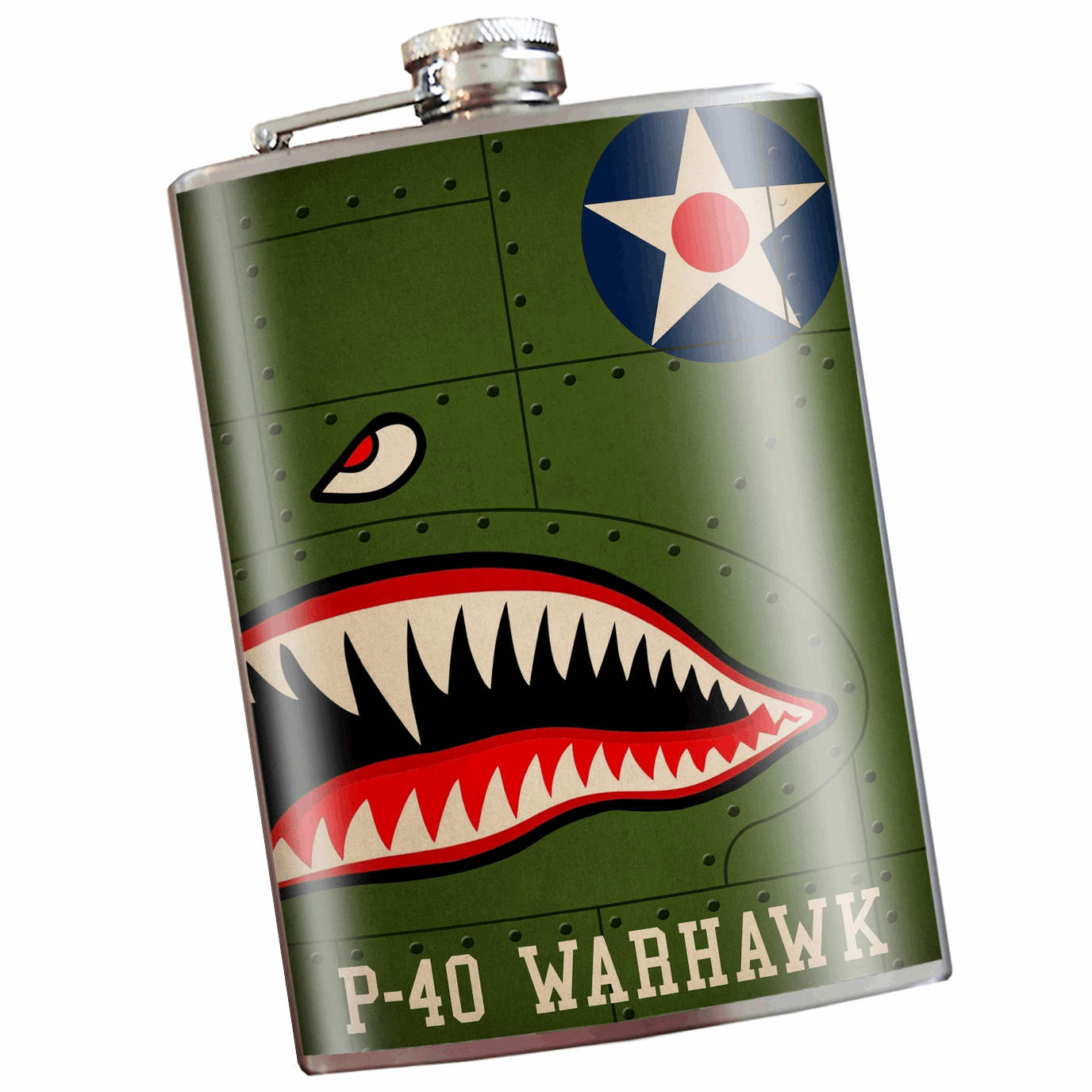 P-40 Warhawk Flask