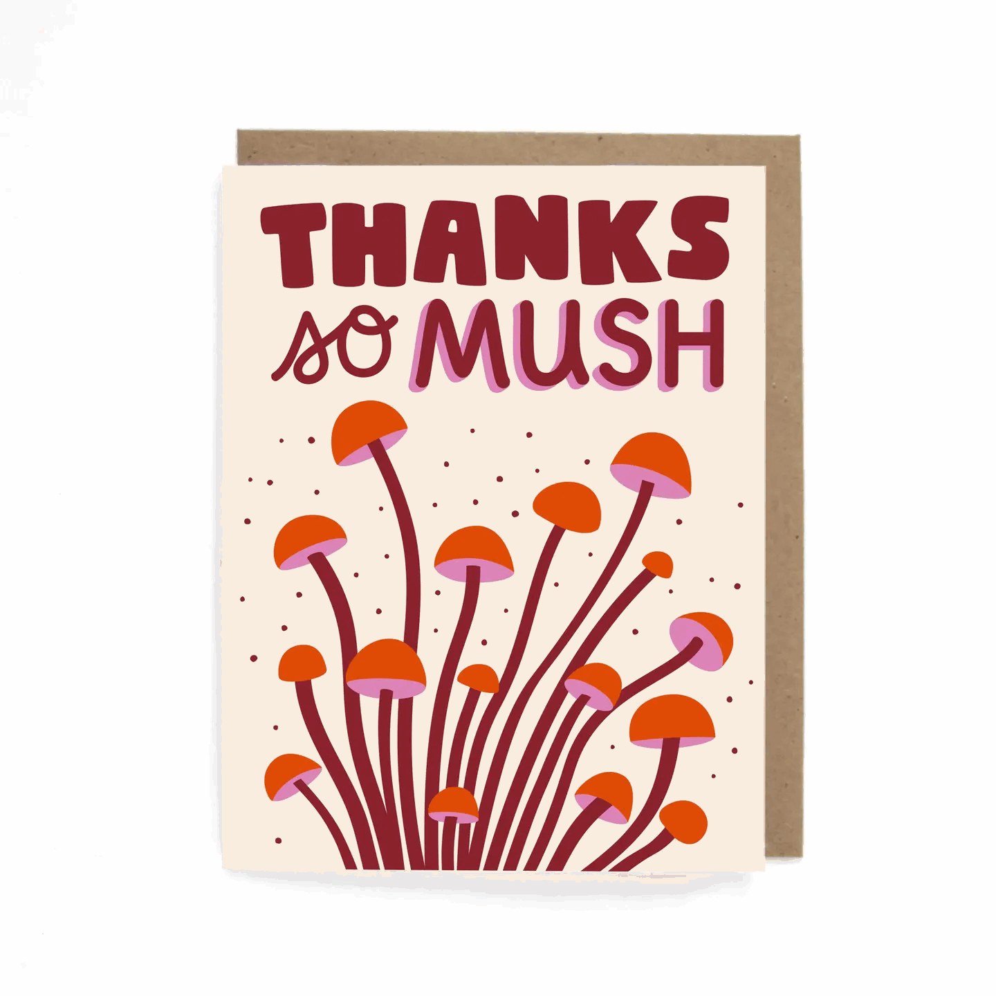Thanks So Mush Greeting Card