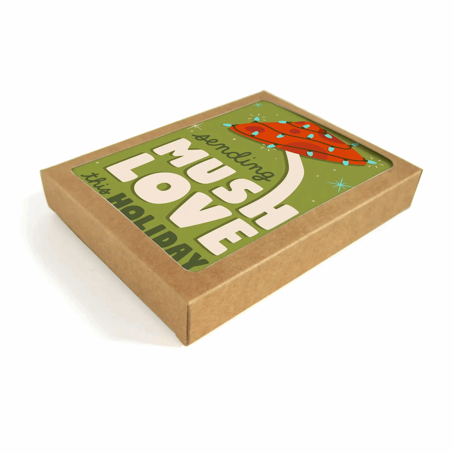 Sending Mush Love This Holiday Greeting Card Set