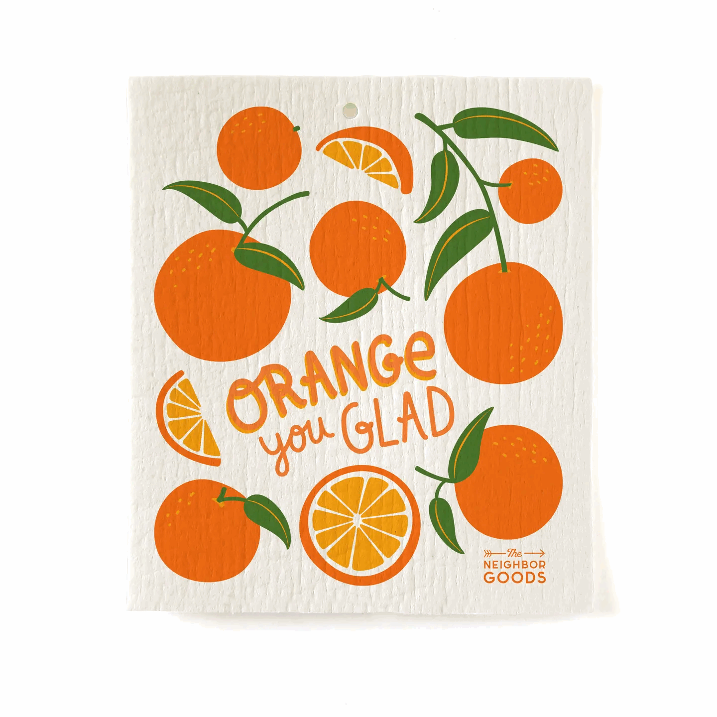 Orange You Glad Sponge Cloth