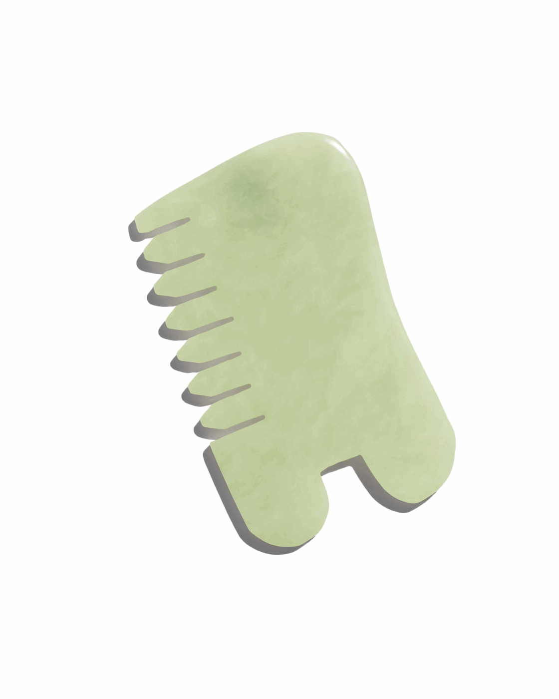 Jade Gua Sha Head Massager and Comb