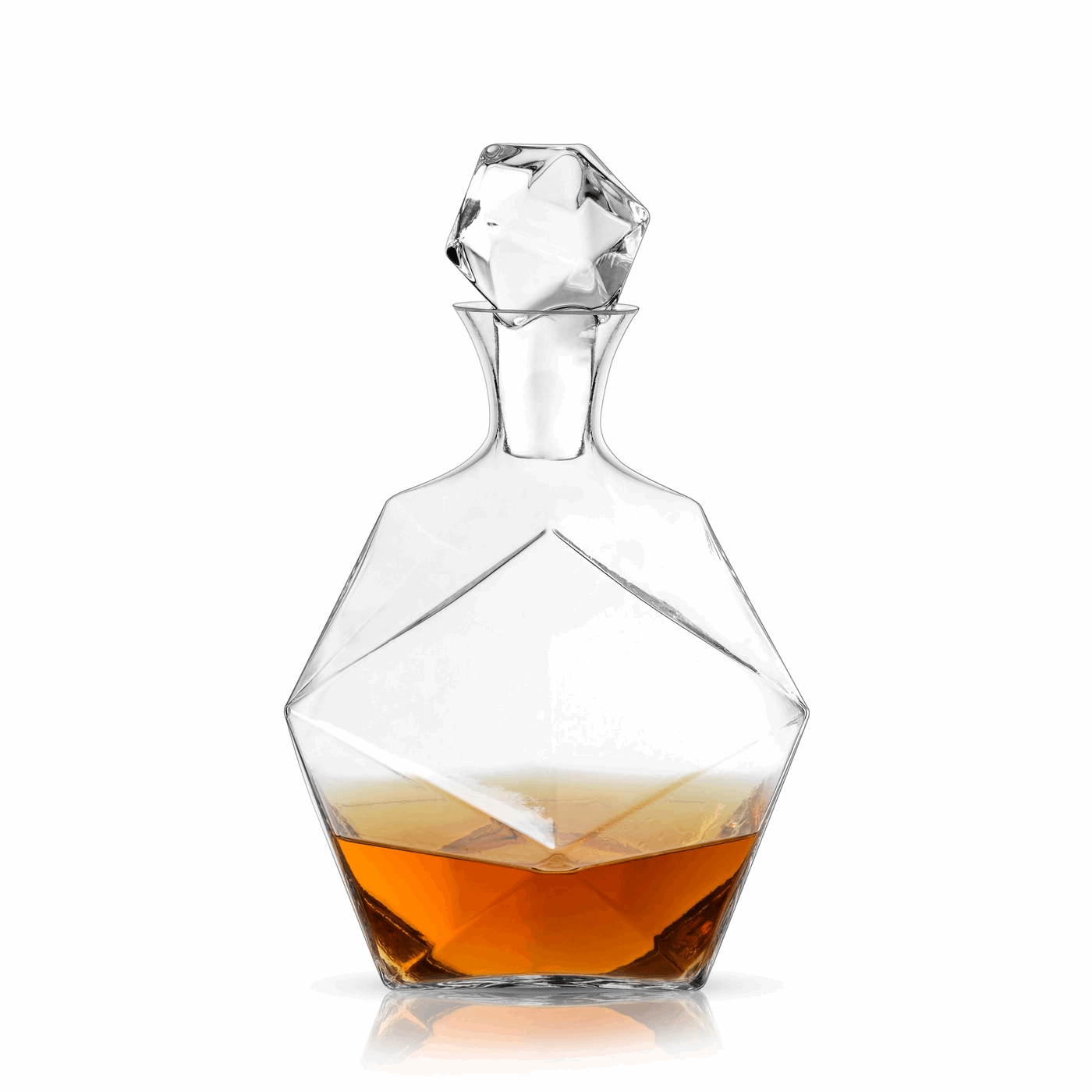 Seneca Faceted Crystal Decanter