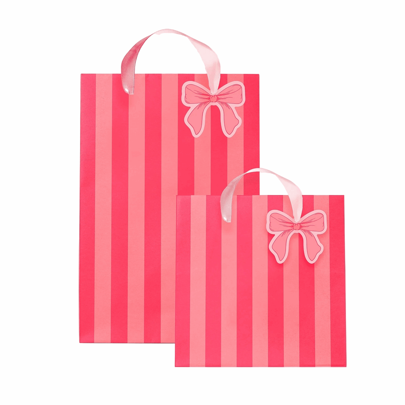 Bow and Stripes Gift Bags