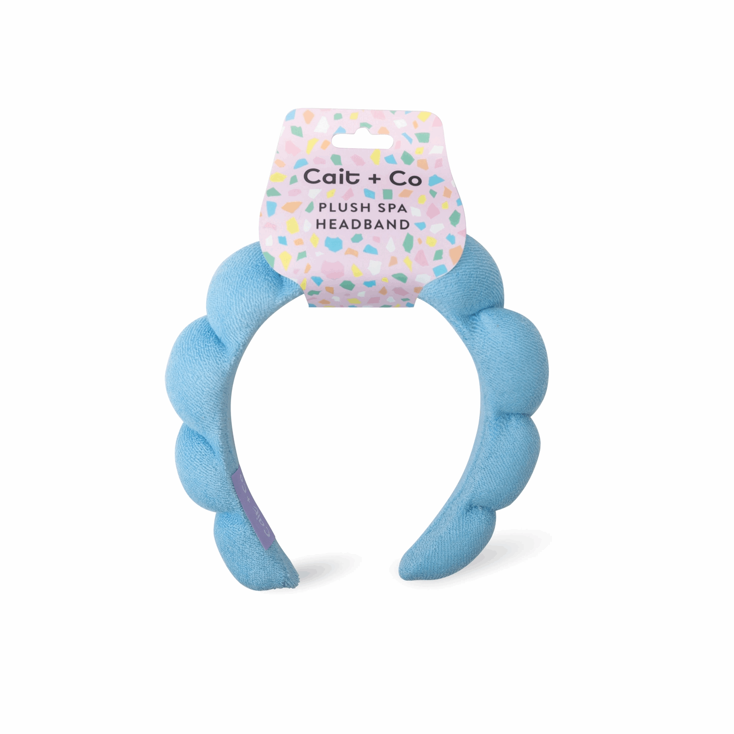 Plush Spa Headband - Blue