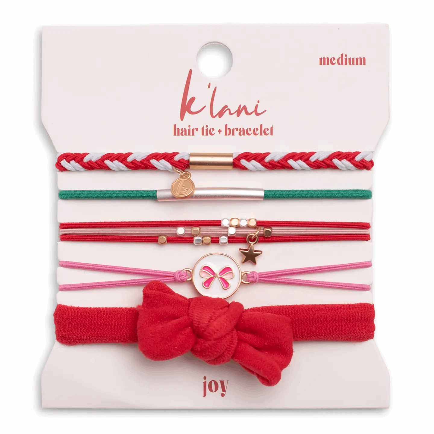Joy Hair Tie Bracelet Set