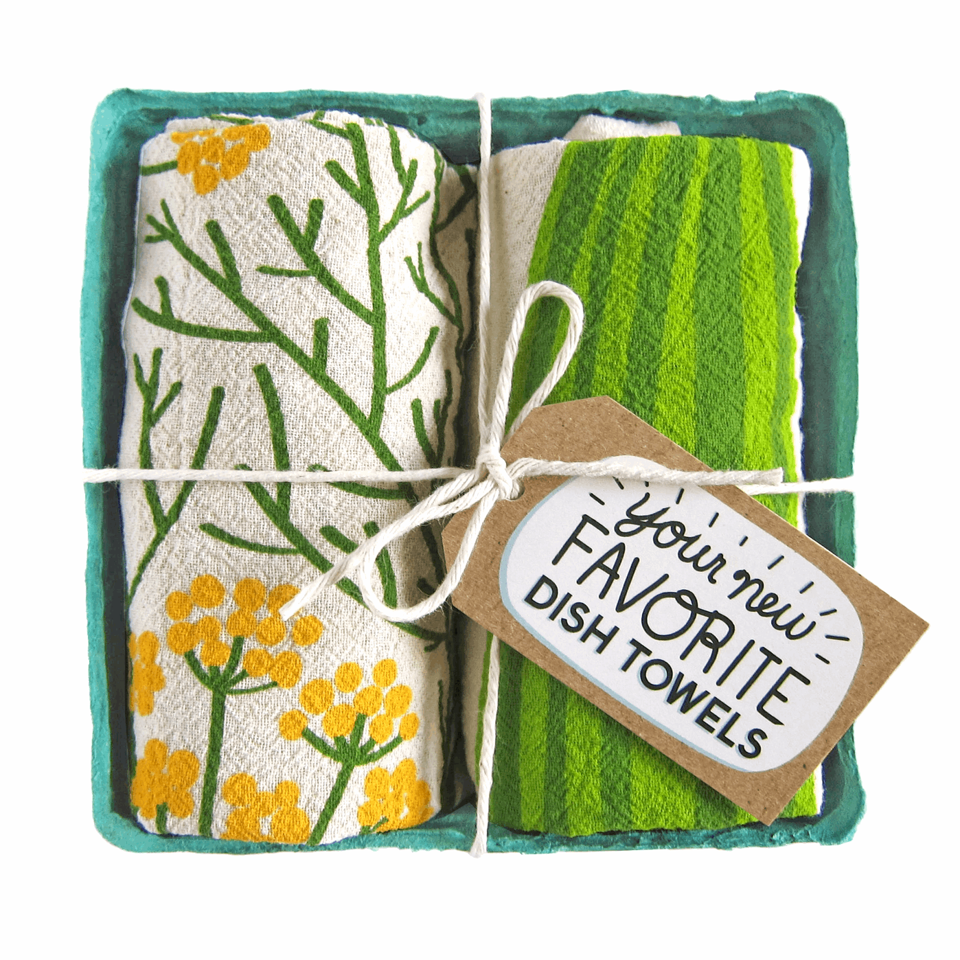 Big Dill Pickle and Dill - Tea Towel Set of 2