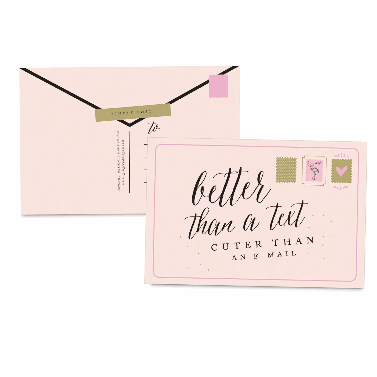 Better Than a Text, Cuter Than an Email Postcard Set