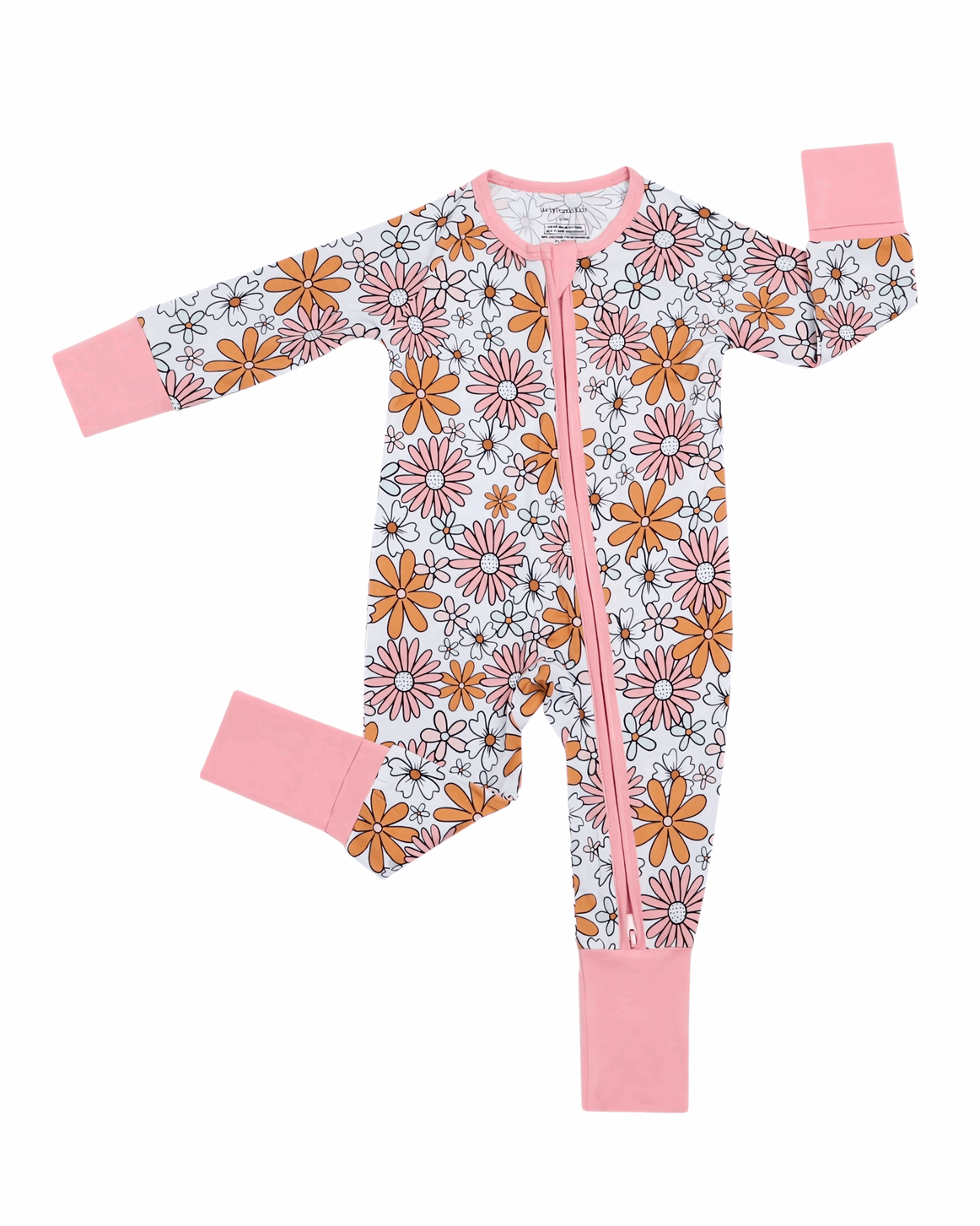Retro Garden Bamboo Zip Romper