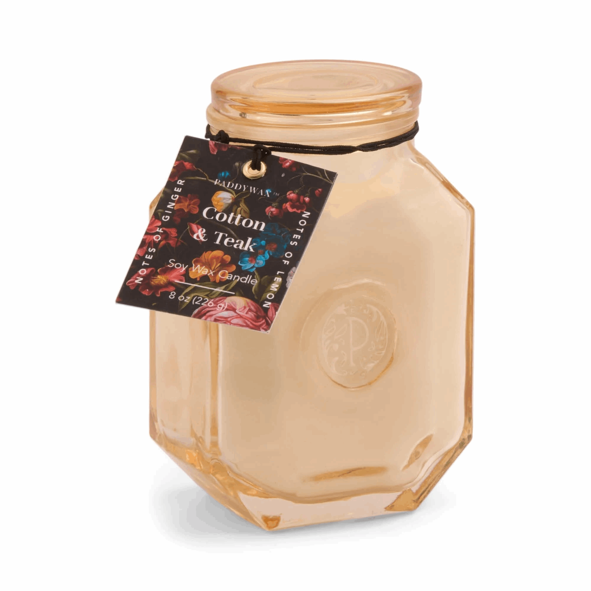 Paddywax Cotton & Teak Botanica Candle