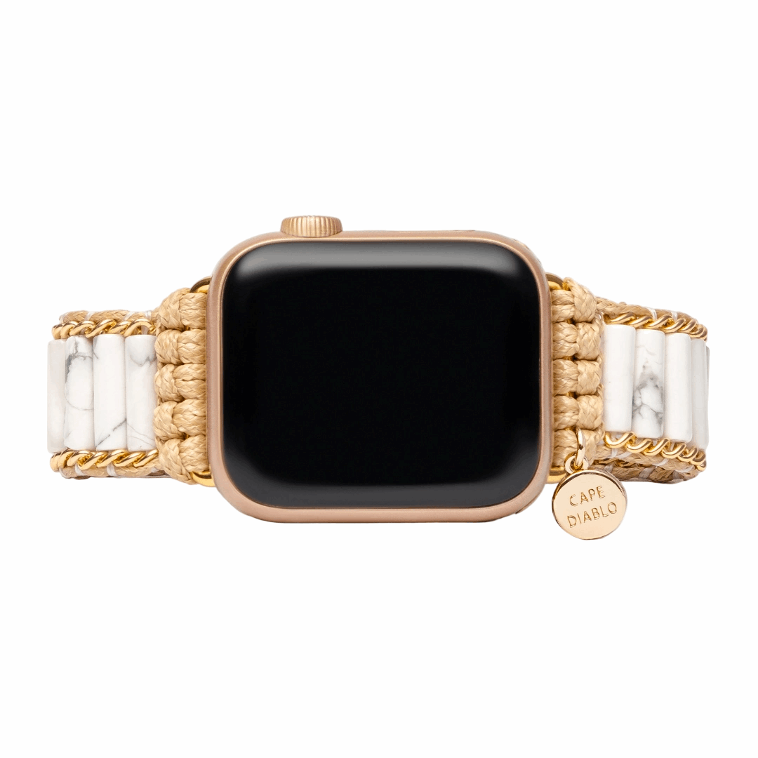 Heavenly Howlite Apple Watch Strap 