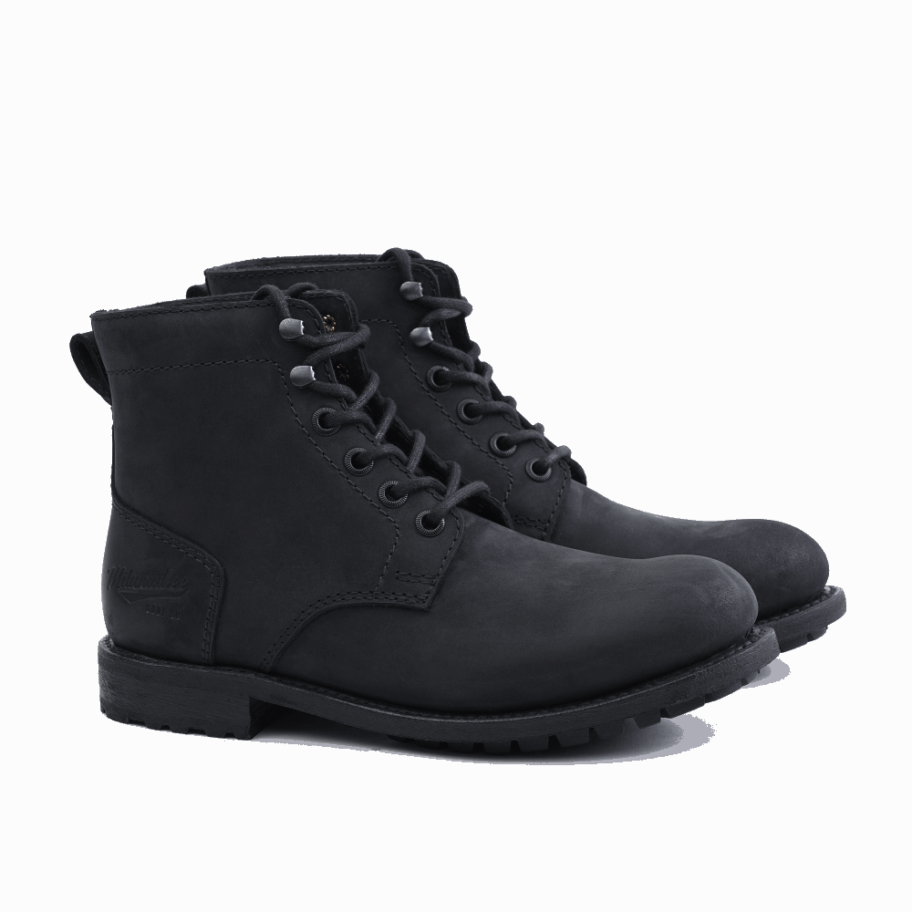 Milwaukee Boot Co. Pfister Plain Toe Boot - Black