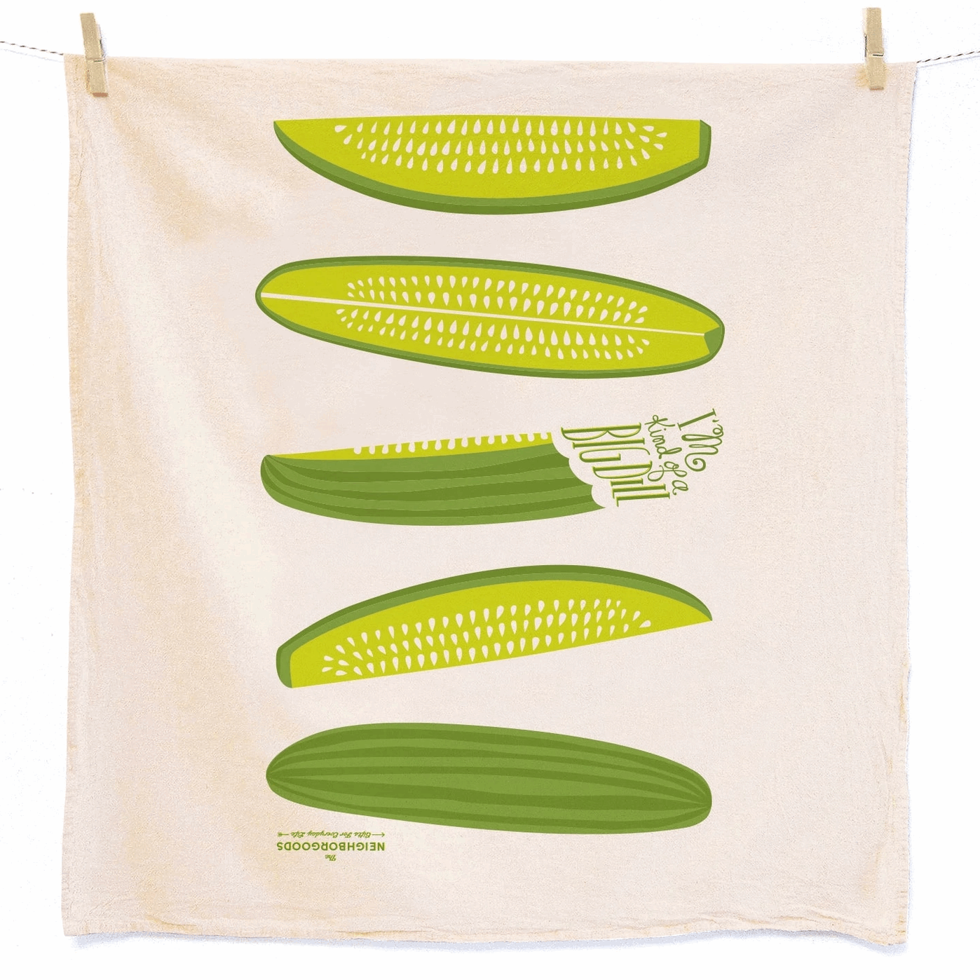 Big Dill Pickle and Dill - Tea Towel Set of 2