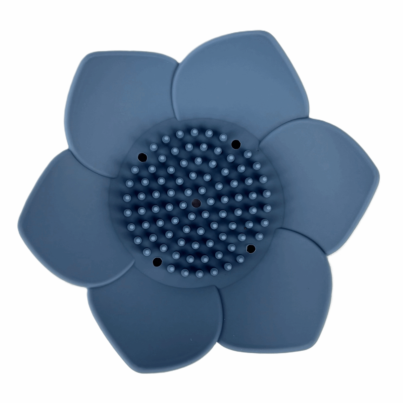 Navy Lotus Silicone Shower Steamer Tray