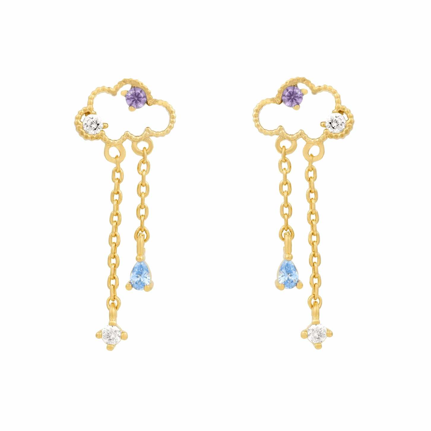 Reigning Cloud Dangle Earrings