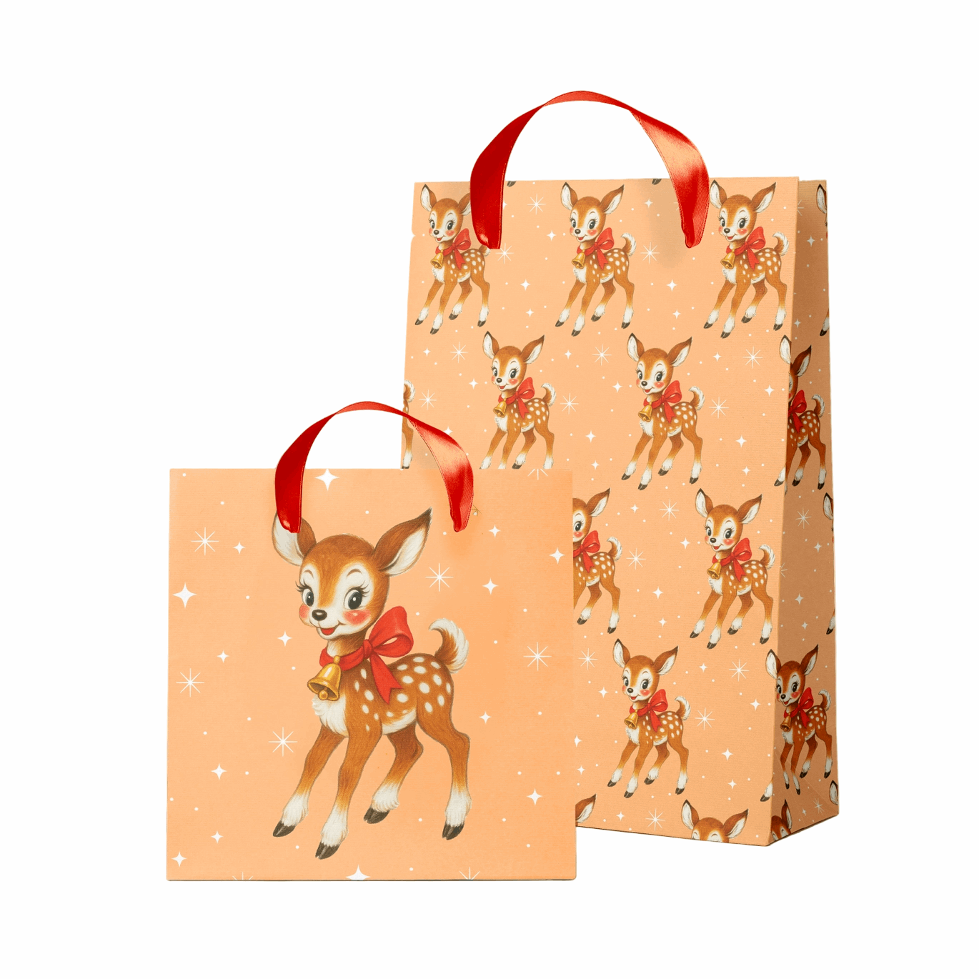 Retro Reindeer Gift Bags