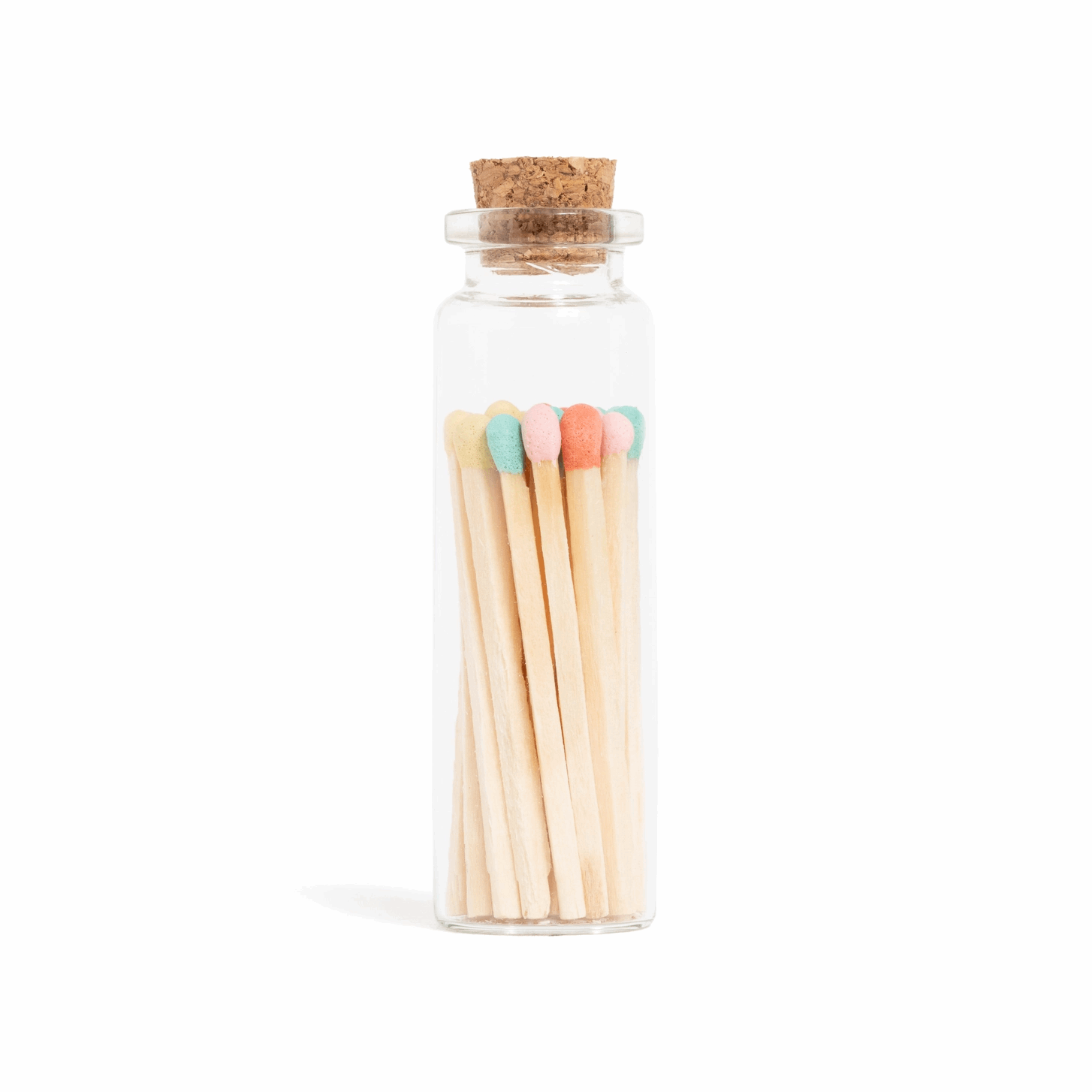 Wooden Match Sticks - Pastel Multicolored