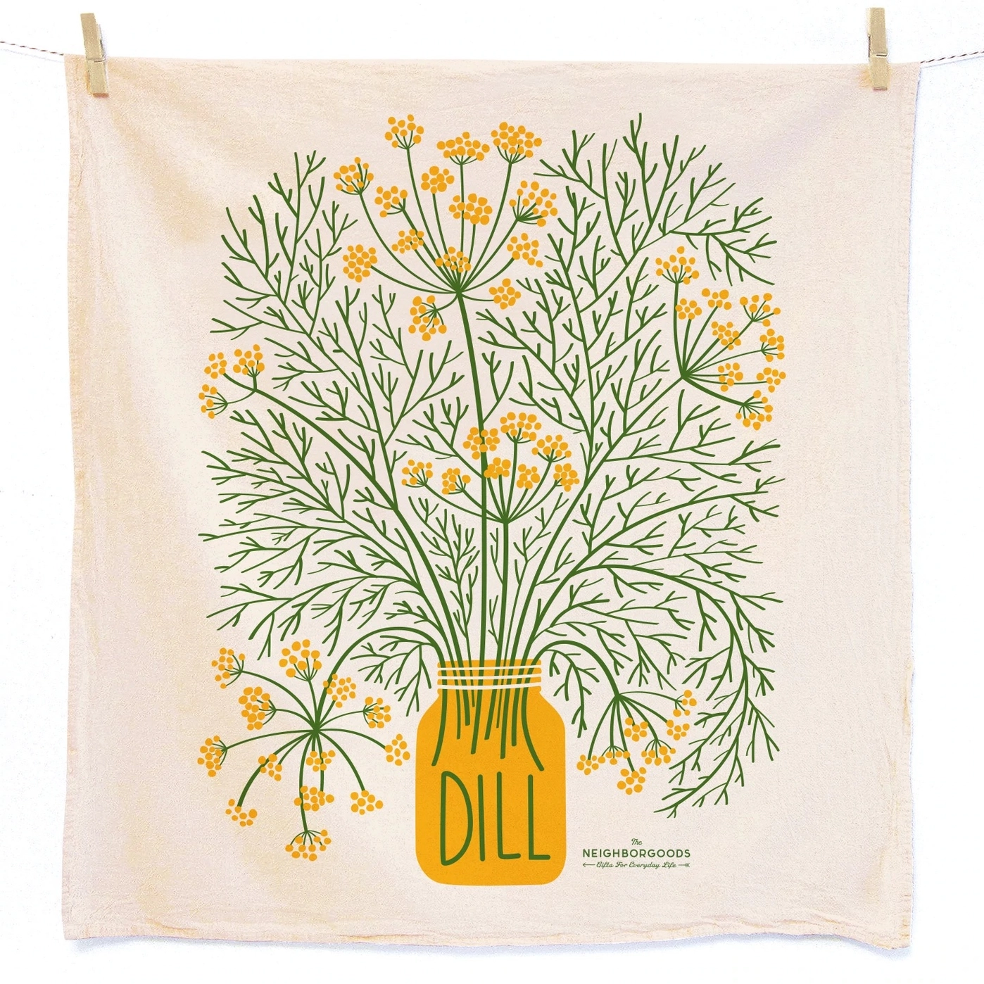 Big Dill Pickle and Dill - Tea Towel Set of 2