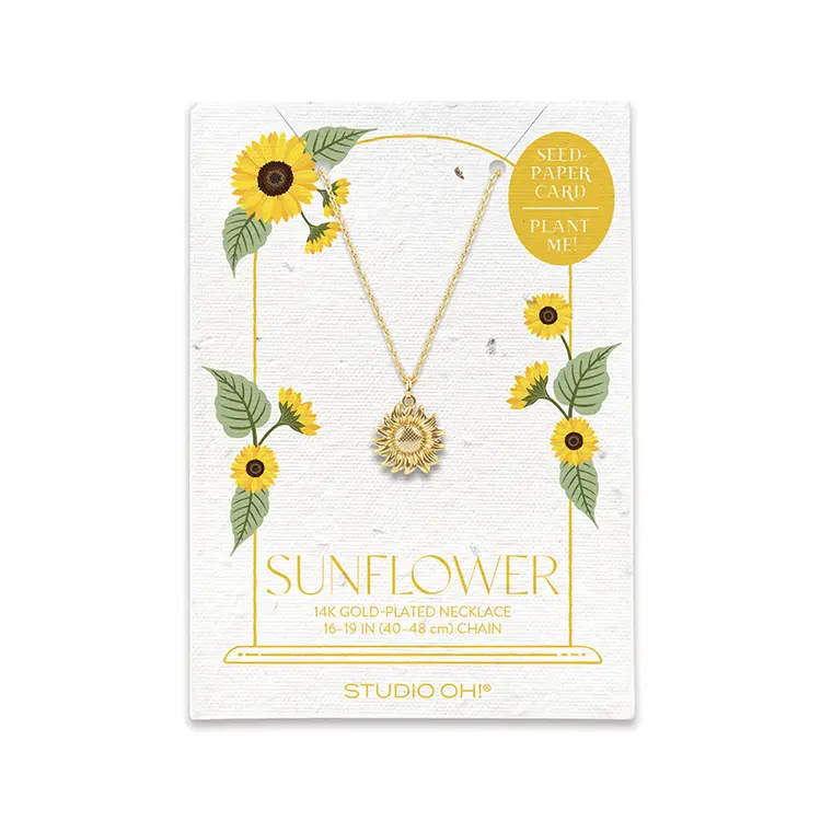 Sunflower Bloom Necklace