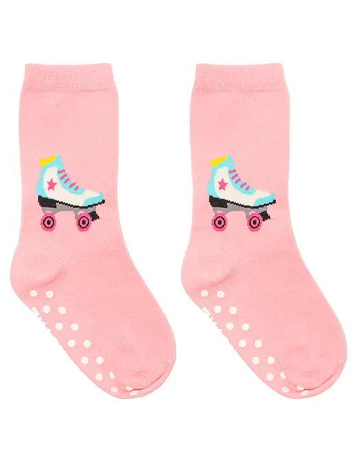 Kids 3D Packaged Crew Socks - Roller Skate