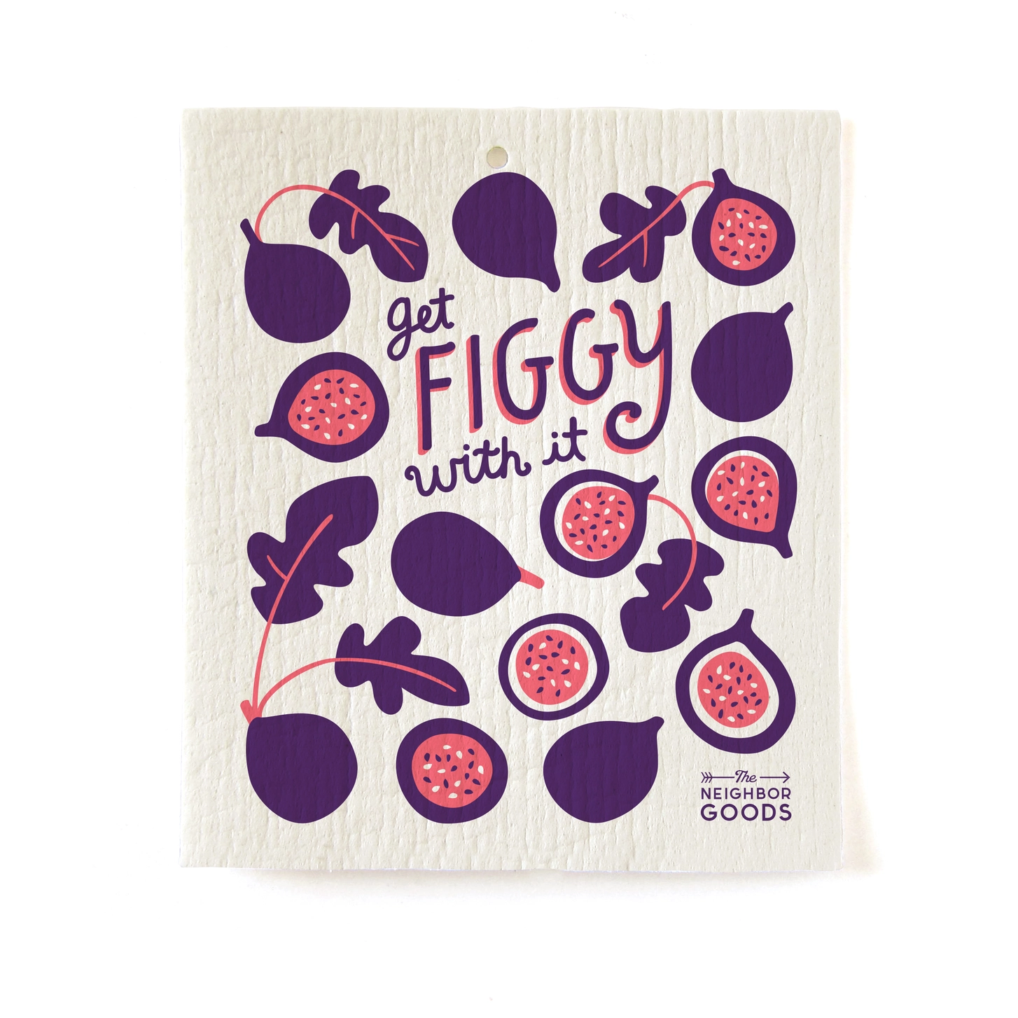 Get Figgy With It Sponge Cloth