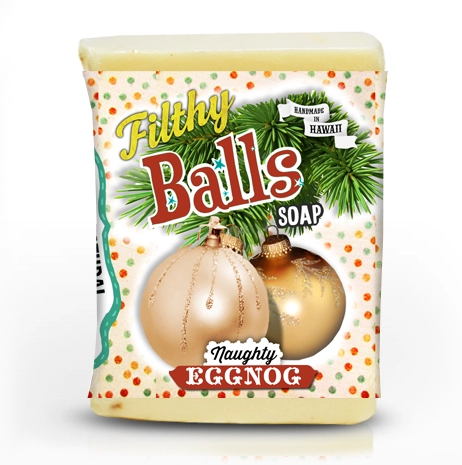 Filthy Balls Naughty Eggnog Bar Soap