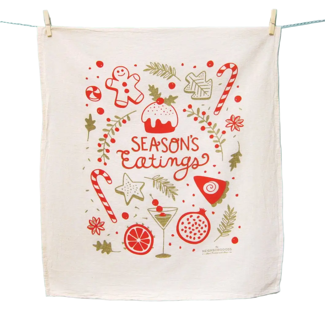 Peas on Earth - Holiday Tea Towel Set of 2